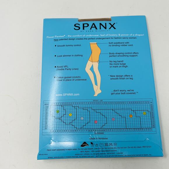 NEW! Spanx Power Panties Cocoa - A - Picture 2 of 3